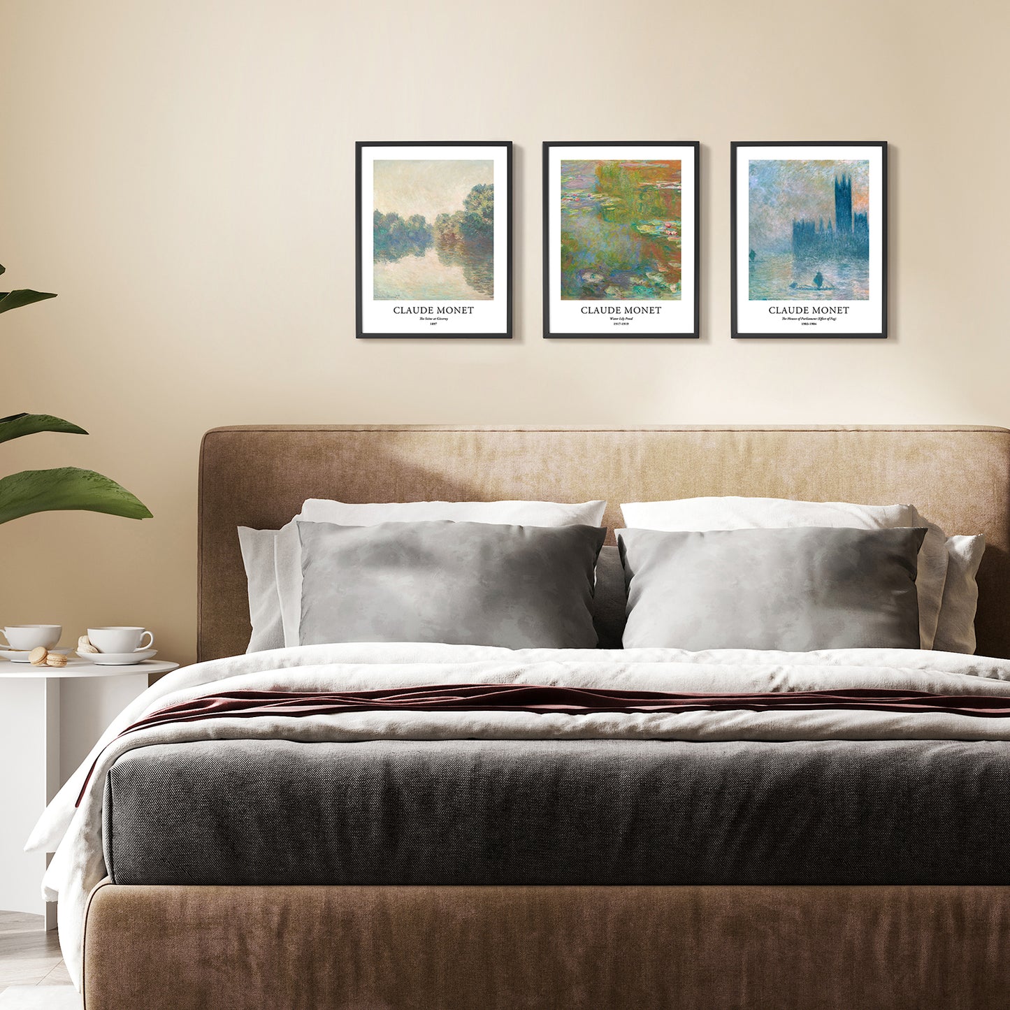Art Prints - Set of 3 - 11x14 inches - Claude Monet