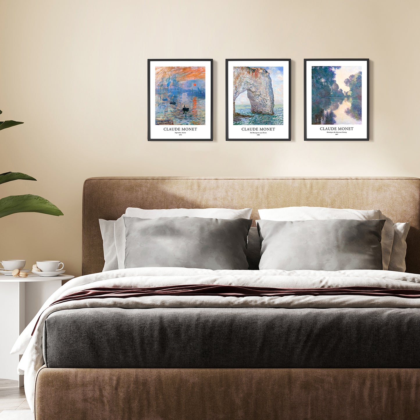 Art Prints - Set of 3 - 11x14 inches - Claude Monet