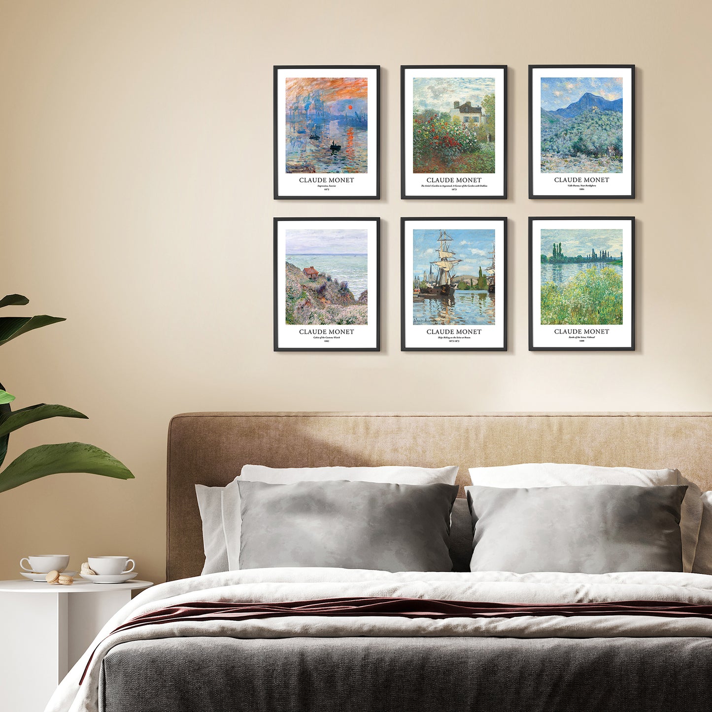 Art Prints - Set of 6 - Unframed 11x14 inches - Claude Monet